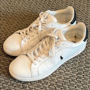 Polo by Ralph Lauren White and Black Sneakers